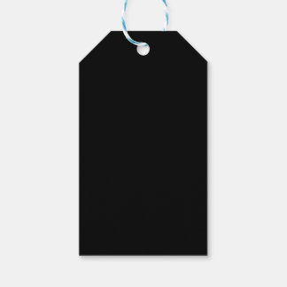 Black tie gift tags