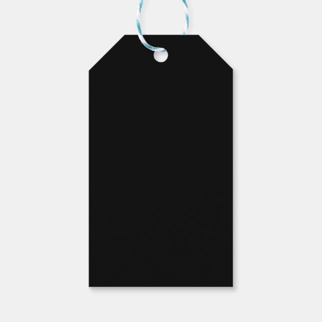 Black tie gift tags (Back)
