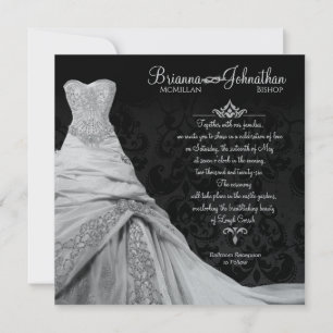 Black Tie Luxe Destination Invitation