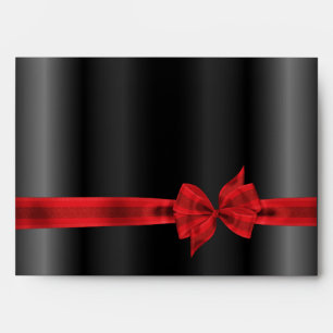 Black Tie Red Bow Envelopes