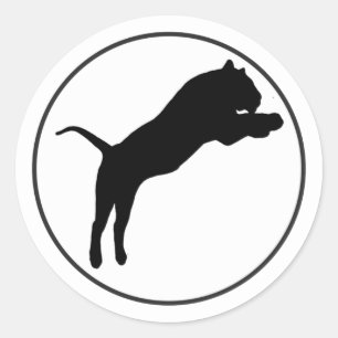 Black Tiger Drawing in White Circle Classic Round Sticker