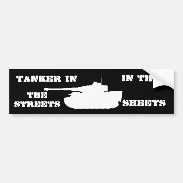 black Tiger in the sheets sticker (Front)