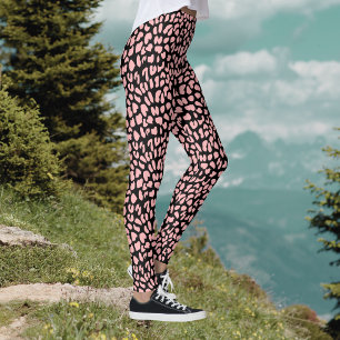 Black Tiger Print  Leggings