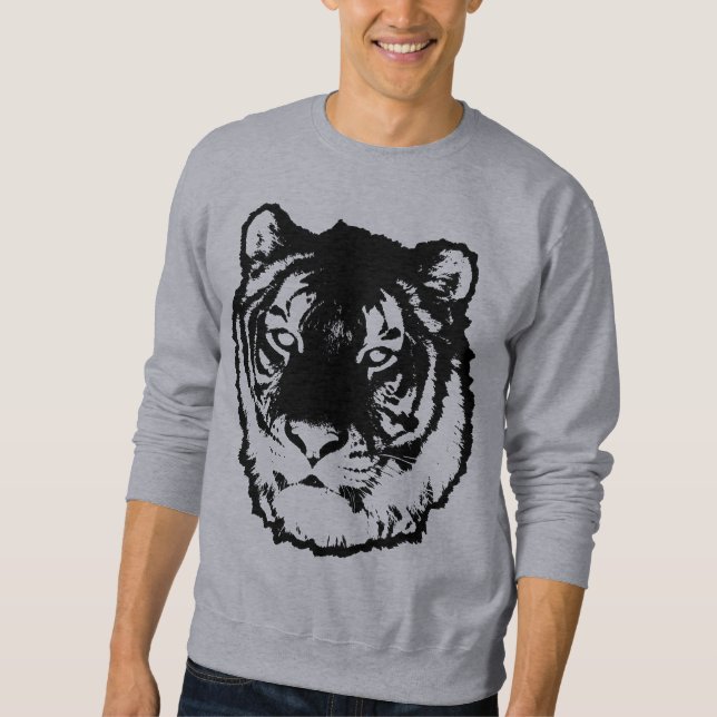 Black tiger sweatshirt (Front)