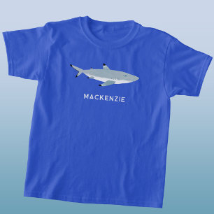 Black Tipped Reef Shark Personalized Name T-Shirt