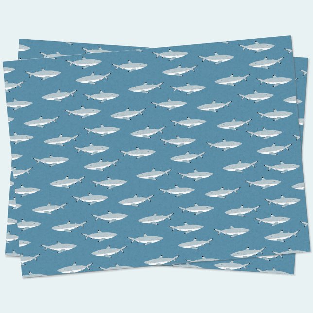 Black Tipped Reef Shark Tissue Paper (Black Tipped Reef Shark tissue paper)