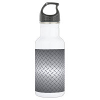 Black to Bright Steel Fade Diamondplate Background