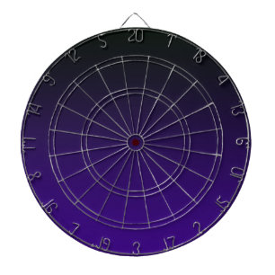 Black to Dark Purple Dartboard