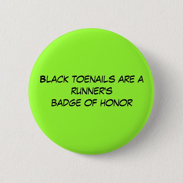 Black toenails are a runner's badge of honour (Front)