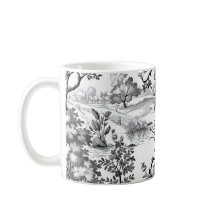 Black Toile Print