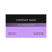Black Top  Design Business Cards