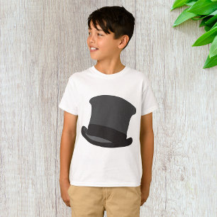 Black Top Hat Boys T-Shirt