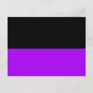 black top purple bottom DIY custom background Postcard