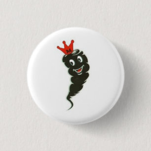 Black Tornados logo 3 Cm Round Badge