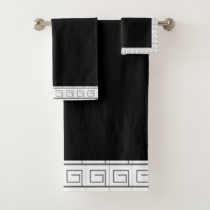 Black Towel Geo Trim
