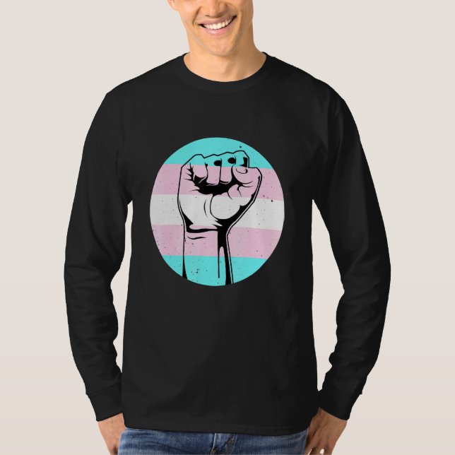 Black Transgender Pro Black Lgbt Afro American Pri T-Shirt (Front)