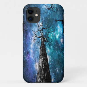 Black Trees Falling Stars Case-Mate iPhone Case