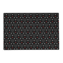 Black Triangle UFO Pattern Modern Abstract
