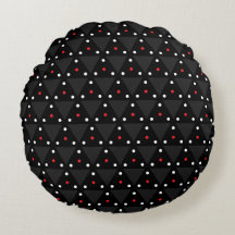 Black Triangle UFO Pattern Modern Abstract