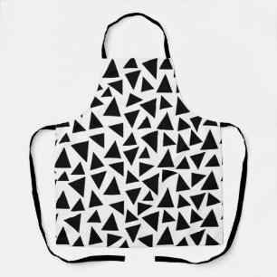 Black Triangles Geometric Apron
