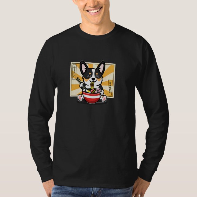 Black Tricolor Corgi Pullover (Front)