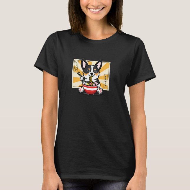 Black Tricolor Corgi Pullover (Front)