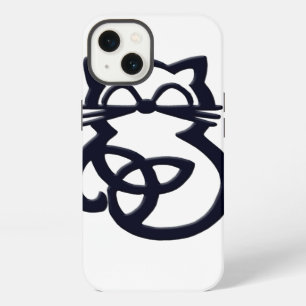 Black Trinity Knot Celtic Cat iPhone 8/7 Case