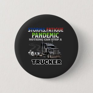 Black Truck Speed Road Strength Unstoppable Driver 6 Cm Round Badge