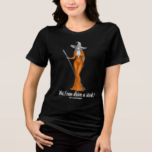 Black Tshirt  Halloween Pretty Witch Funny Saying