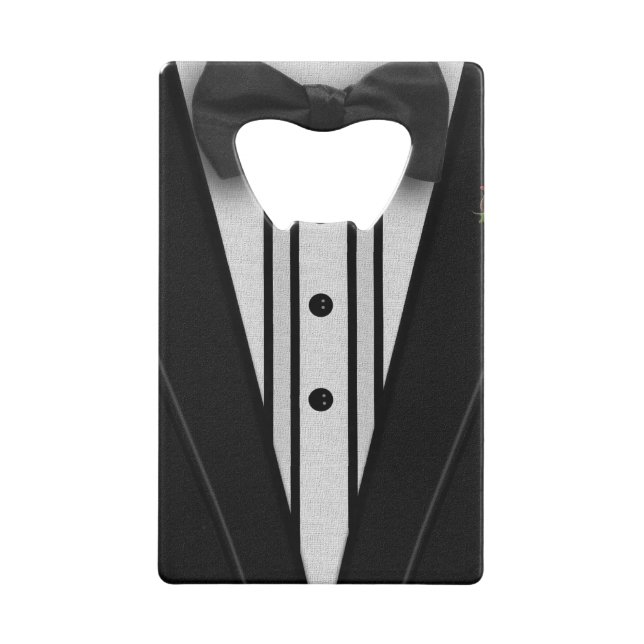 Black Tuxedo with Bow Tie (Back)