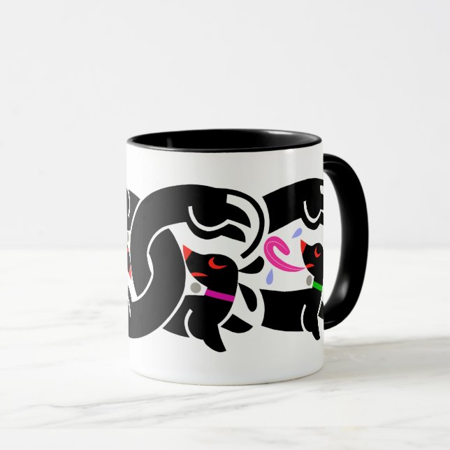 Black Twisted Doxies Mug (Front Right)