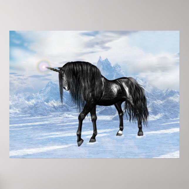 Black Unicorn Poster (Front)