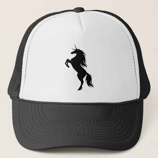 Black Unicorn Silhouette Hat (Front)