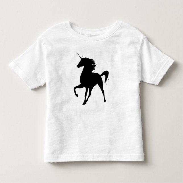 Black Unicorn Silhouette Shirt (Front)