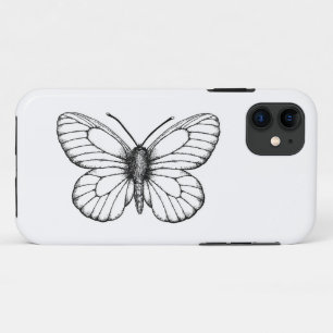 Black-veined white butterfly Case-Mate iPhone case