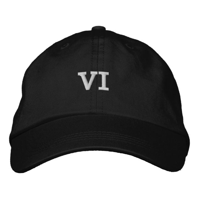 Black VI Cap (Front)
