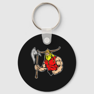 Black Viking Key Ring