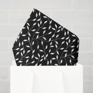 Black Vine Tissue Paper