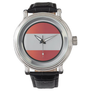 Black Vintage Leather Watch