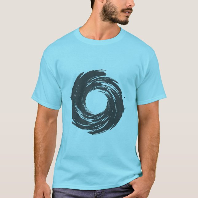 Black Vortex T-Shirt (Front)