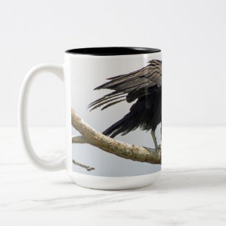 Black Vulture Large Mug