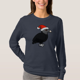 Black Vulture Santa T-Shirt