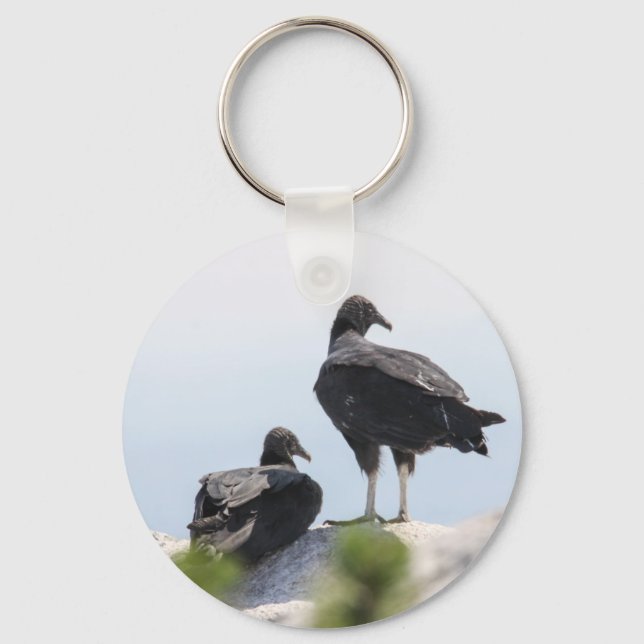 Black Vultures Key Ring (Front)