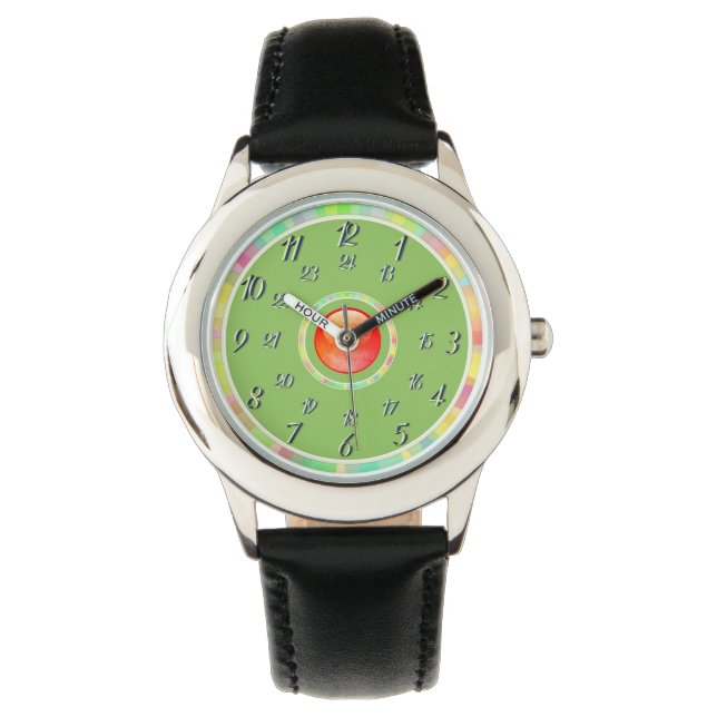 Black w/Olive Green Watch (Front)