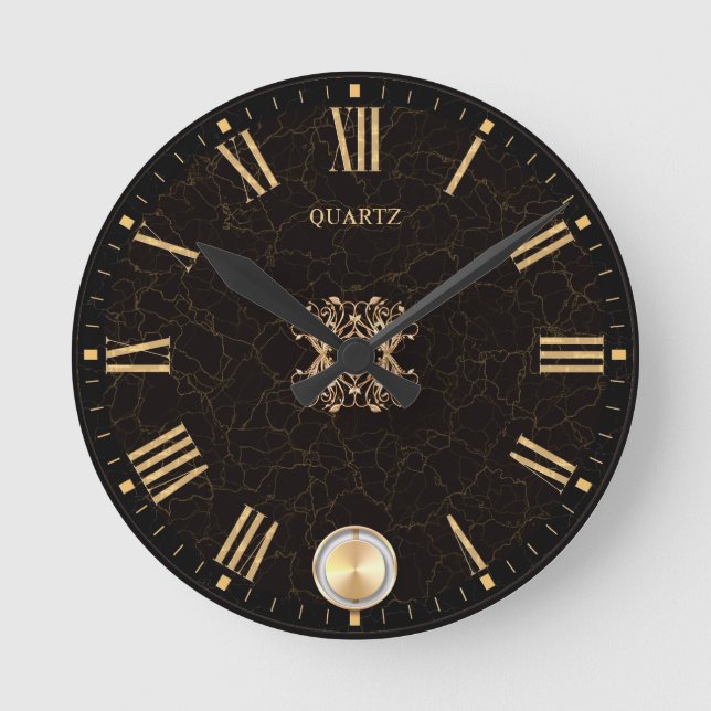 Black wall clock (Front)