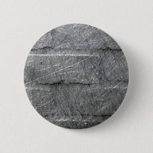 Black Wall graphite silver, grey, black abstract 6 Cm Round Badge