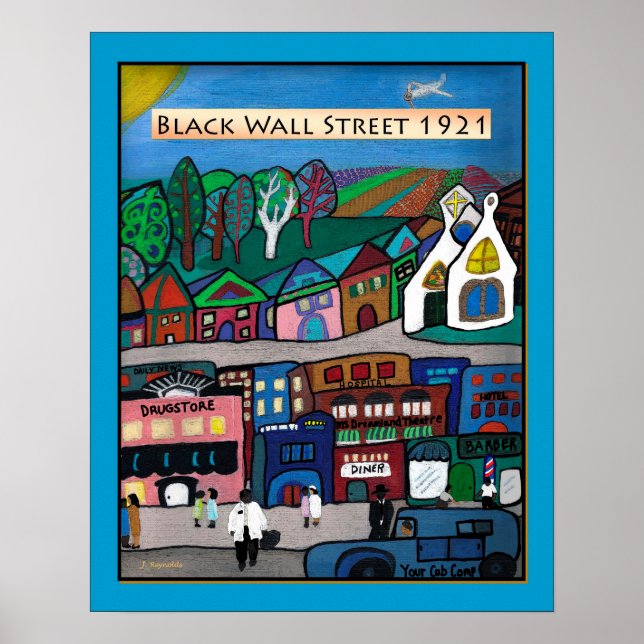 Black Wall Street Poster (Front)