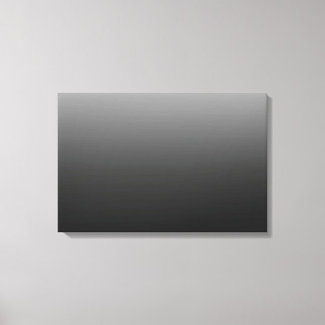 Black Wallpaper Canvas Print (Front)