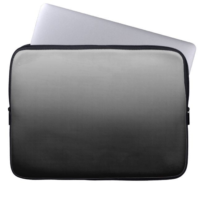 Black Wallpaper Laptop Sleeve (Front)