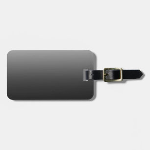 Black Wallpaper Luggage Tag